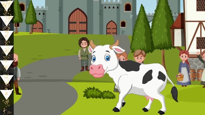 make 2d animation of custom cartoon character, explainer video
