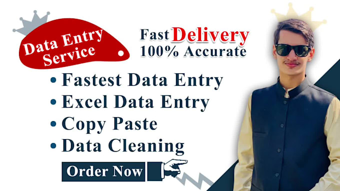 do fastest data entry, data scrubbing, finding emails, contact info