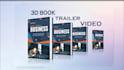 create eye catching 3d book promo or magazine trailer