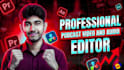 edit your multicam podcast,interview with multiple camera angle and sound design