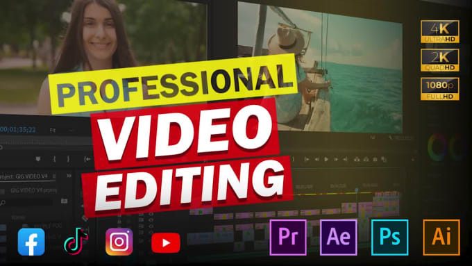 Do professional video editing for you by Kushman15 | Fiverr