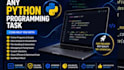 any python programming task and design your algorithm