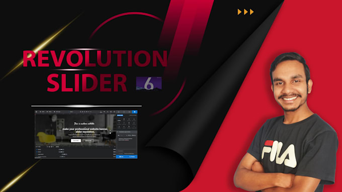 make professional website banner, slider revolation, ad banner