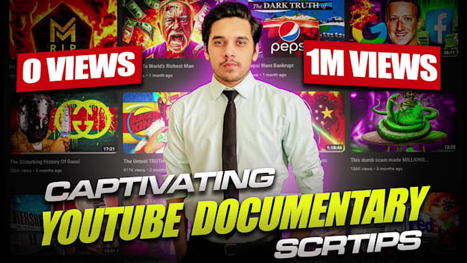 hook your audience with a captivating youtube documentary script