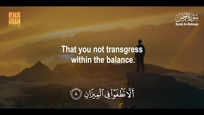 create quran recitation videos and beautiful thumbnail