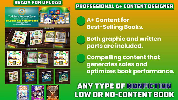 Create a professional amazon kdp captivating a plus content for ...