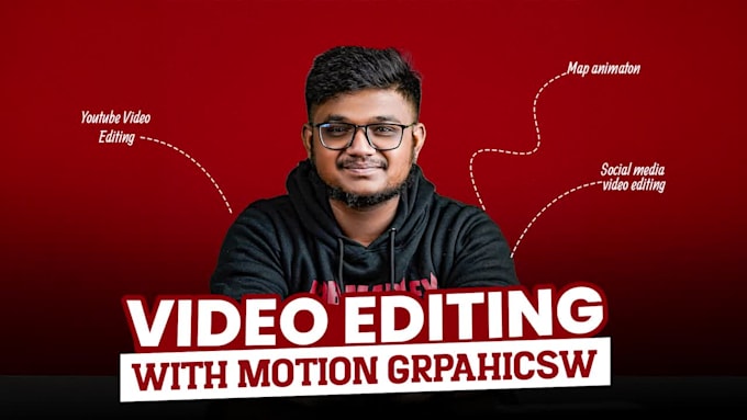 editing video with motion graphics