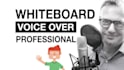 record a professional whiteboard video voice over