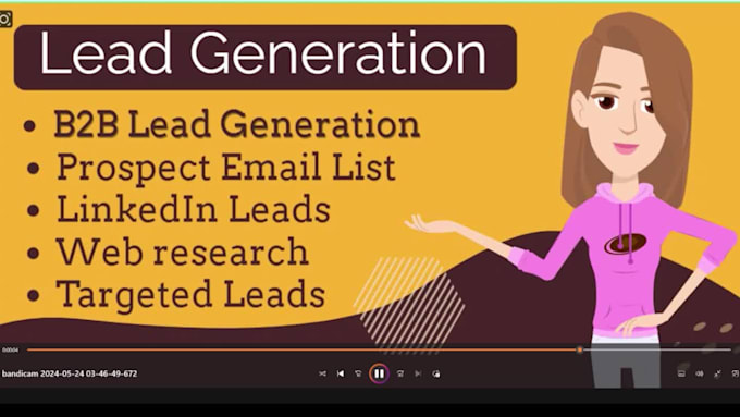 do b2b linkedin lead generation and prospect email list
