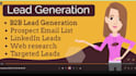 do b2b linkedin lead generation and prospect email list