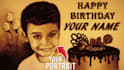 create custom birthday gift video with sand art