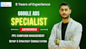 google ads specialist, setup and manage PPC campaign