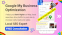 optimize google my business profile, map ranking,  local seo