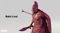 do high detailed sculptures 3d models for print