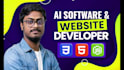 do ai software development, full stack website backend, front end developer