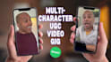 film a skit style ugc video with me as multiple characters