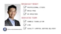 do broadcast quality mandarin chinese voiceover