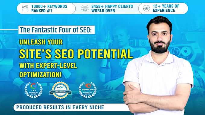 do on page optimization and technical seo for the website