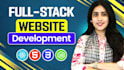 do website development as full stack web developer, front end, backend developer