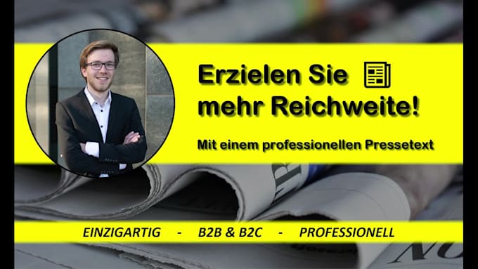 write a compelling german journalist press release