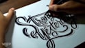 make a video of hand lettering