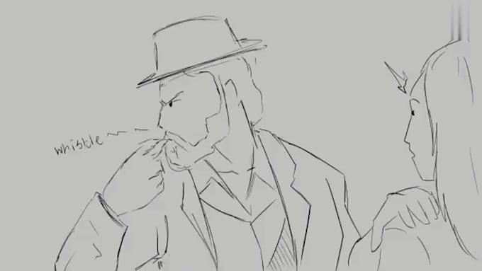 do frame by frame hand drawn video 2d line art animation pencil sketch drawing