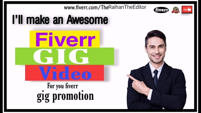 Create awesome fiverr gig video for your gig promotion by ...