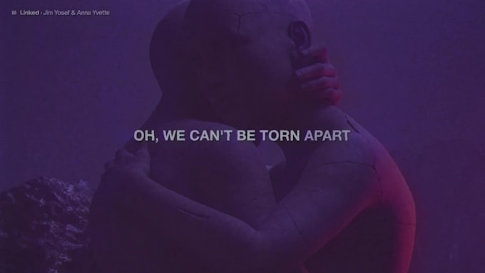 do aesthetic vhs lyric video