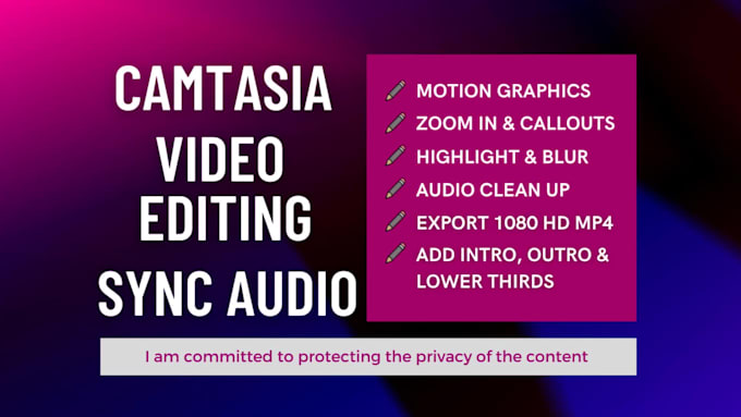 edit audio and video using camtasia