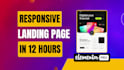 create responsive wordpress landing page, elementor landing page