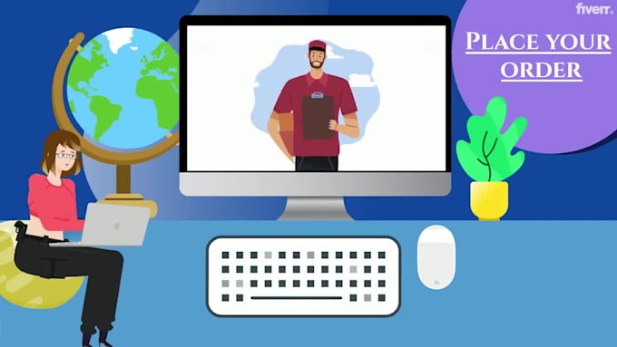do a 2d animated explainer video