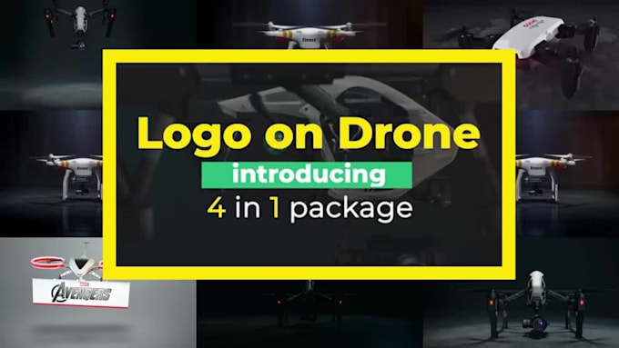 add your logo on this drone video intro