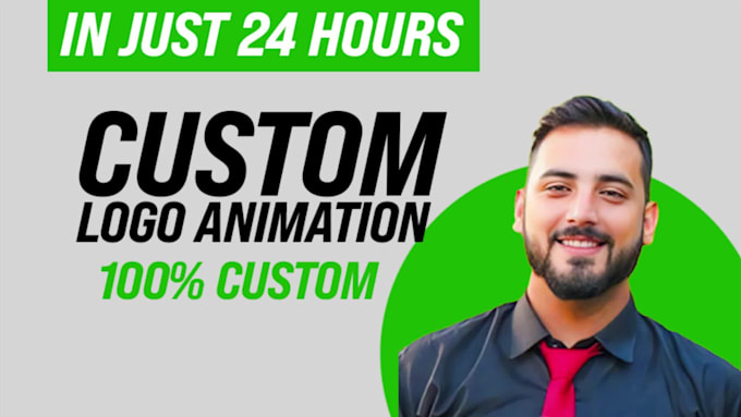 create a professional 2d custom logo animation