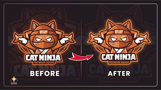 manually vector trace, redraw, sketch to scalable, convert your logo to vector