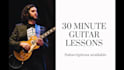 teach 30 min guitar lessons, learn from a nashville pro