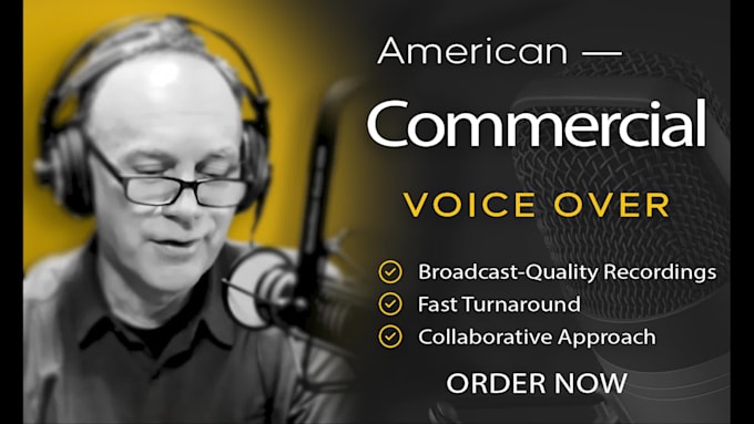 be the real human voice in your commercial