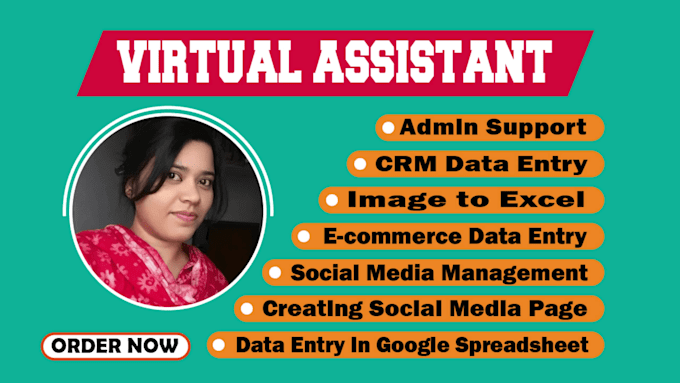 do virtual assistant, admin support real estate skiptracing, google map scraping