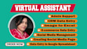 do virtual assistant, admin support real estate skiptracing, google map scraping