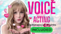 record professional character voice acting