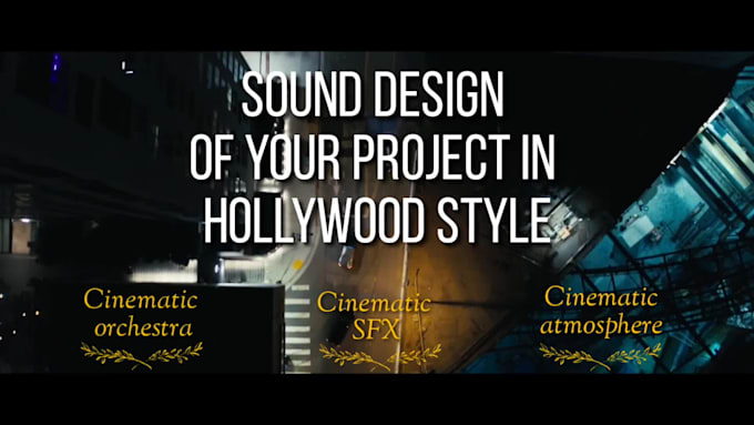 produce a sound effect and background music for your project