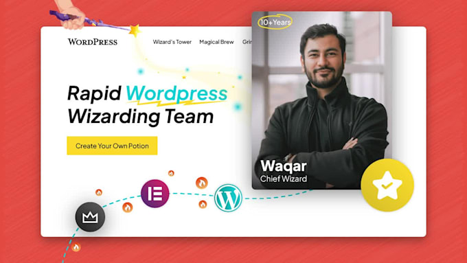 do rapid landing page wordpress websites development