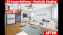 do realistic virtual staging and virtual renovation of your listing in 24 hours