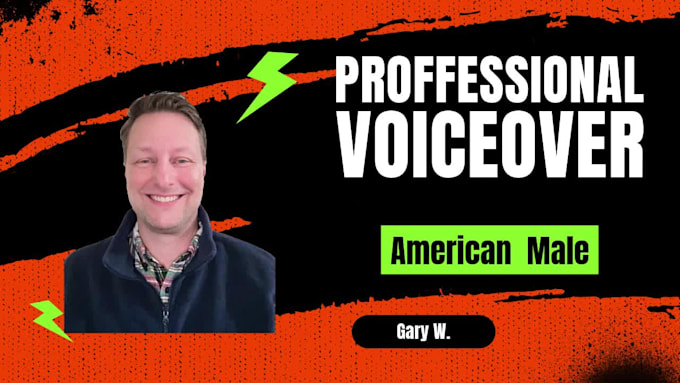 provide  american male  voice over for youtube