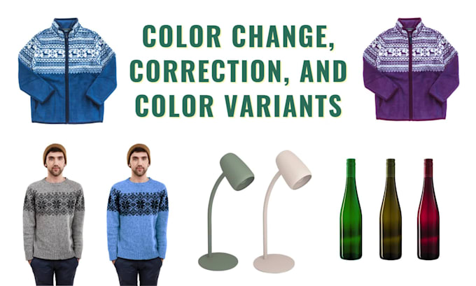 add pattern and color change, correction, and color variants to all products