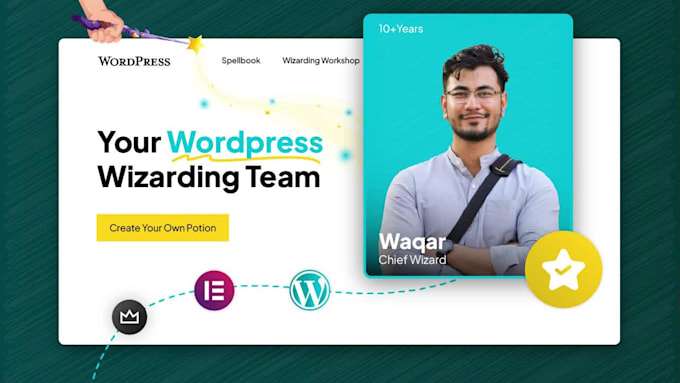 design and develop a customized wordpress website for you