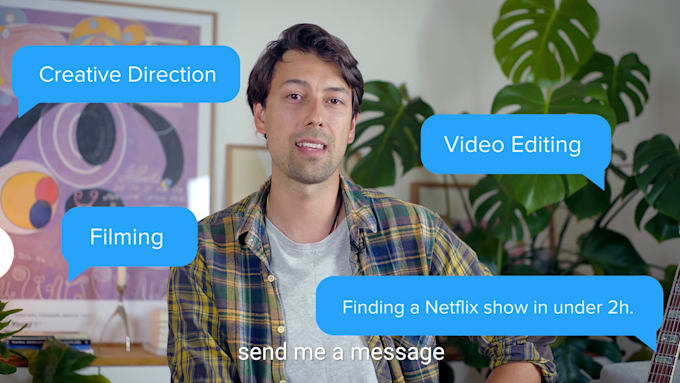 help with creative direction and review video content via a consultation call
