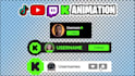make custom follow animation for twitch, kick streaming platform