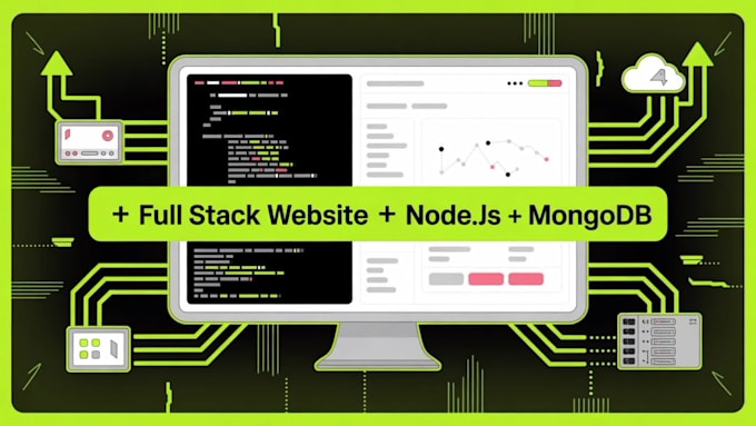 develop a full stack website with frontend and backend