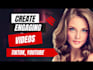 create short videos for youtube, instagram and tiktok