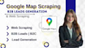 do google map scraping, b2b leads generation, web scraper